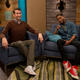 Aukerman (left) and Kid Cudi politely wait for Comedy Bang! Bang!’s Emmy nomination